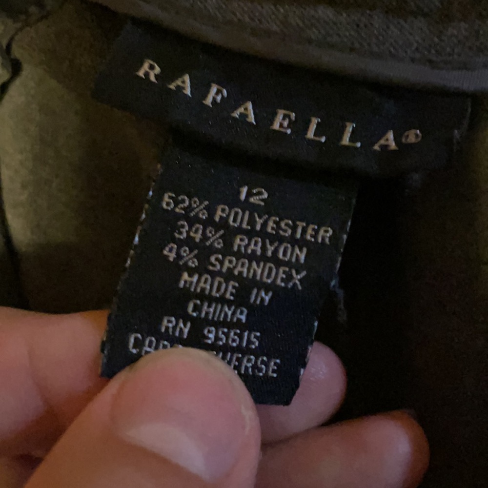 Grey work slacks Rafaella - Picture 2 of 2